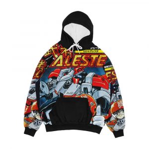 Musha Aleste Front Cover Men's All-Over-Print Hoodie
