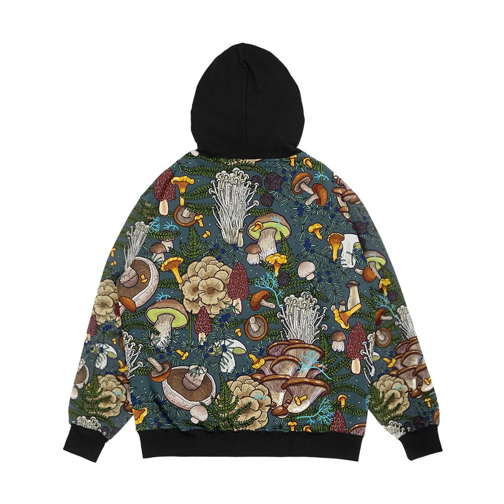 Mushroom Forest Men's All-Over-Print Hoodie - Image 2