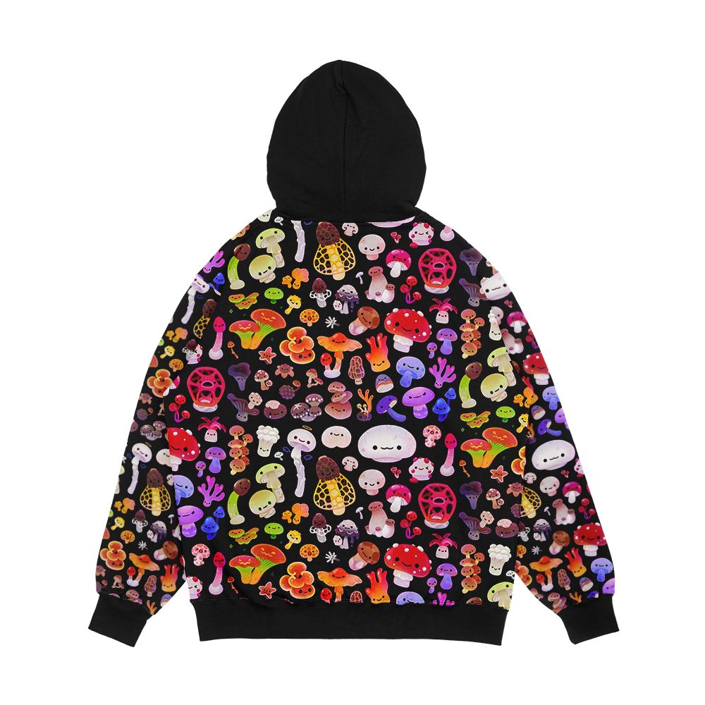 Mushroom Men's All-Over-Print Hoodie - Image 2