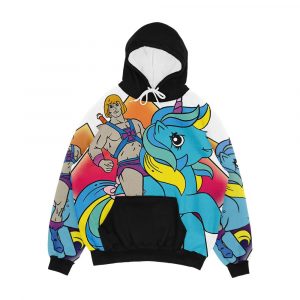 My Little He Man Men's All-Over-Print Hoodie