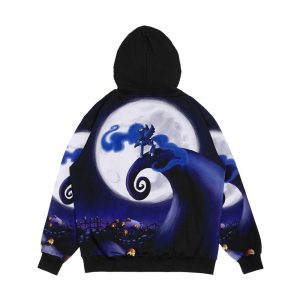 Alternative view of My Little Pony Mlp Nightmare Before Christmas Princess Luna s Lament Men's All-Over-Print Hoodie
