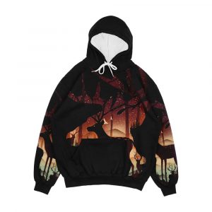 Mystical Deer Men's All-Over-Print Hoodie