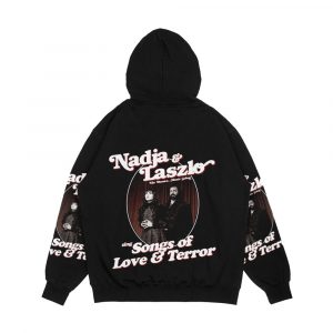 Alternative view of Nadja And Laszlo The Human Music Group Sing Songs Of Love And Terror Men's All-Over-Print Hoodie