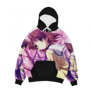 Nagisa Winter Uniform Colour Clannad Men's All-Over-Print Hoodie
