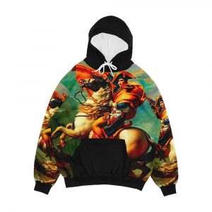 Napoleon At The Saint Bernard Pass Men's All-Over-Print Hoodie