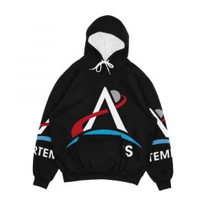 Nasa Artemis Program Logo Mars 2024 Space Astronaut Men's All-Over-Print Hoodie