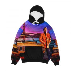 Nash Bridges Men's All-Over-Print Hoodie
