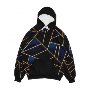 Navy Stone Men's All-Over-Print Hoodie