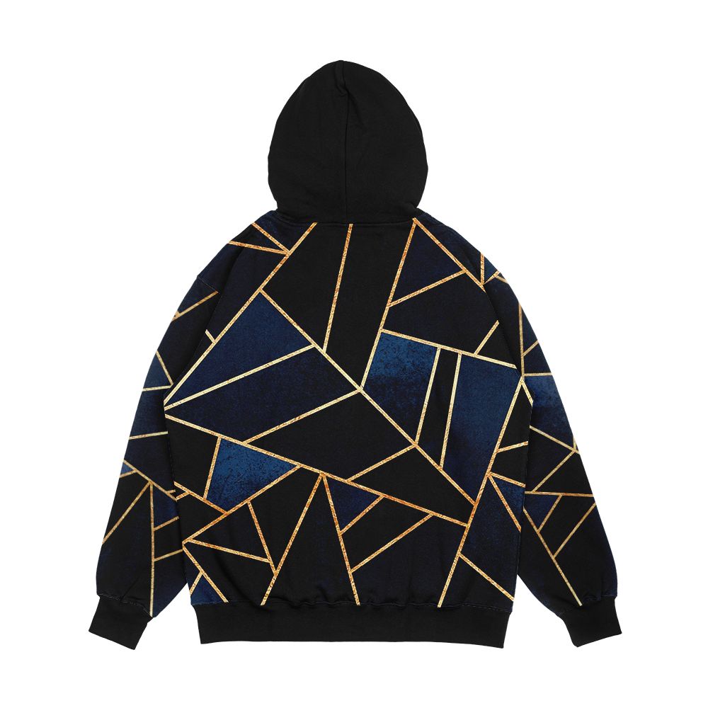 Navy Stone Men's All-Over-Print Hoodie - Image 2