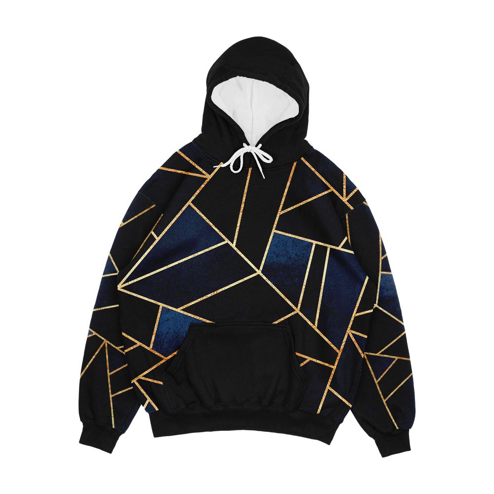 Navy Stone Men's All-Over-Print Hoodie