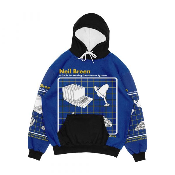 Neil Breen A Guide To Hacking Men's All-Over-Print Hoodie