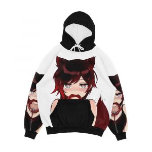 Neko Love Men's All-Over-Print Hoodie