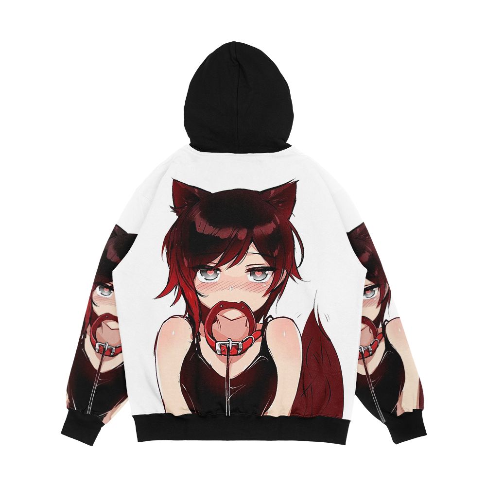 Neko Love Men's All-Over-Print Hoodie - Image 2