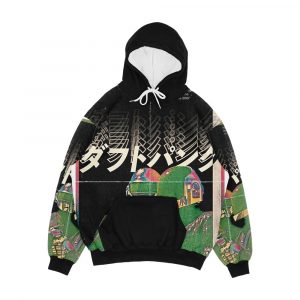 Neon Daft Punk Japanese Style Men's All-Over-Print Hoodie