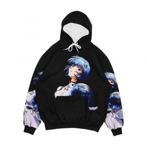 Neon Genesis Evangelion Rei Ayanami Men's All-Over-Print Hoodie