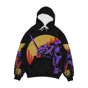Neon Genesis Evangelion Retro Vintage Men's All-Over-Print Hoodie