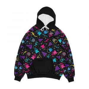 Neon Retro 90S Sprinkle Pattern Men's All-Over-Print Hoodie
