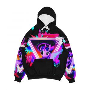 Neon Twilight Sparkle Men's All-Over-Print Hoodie