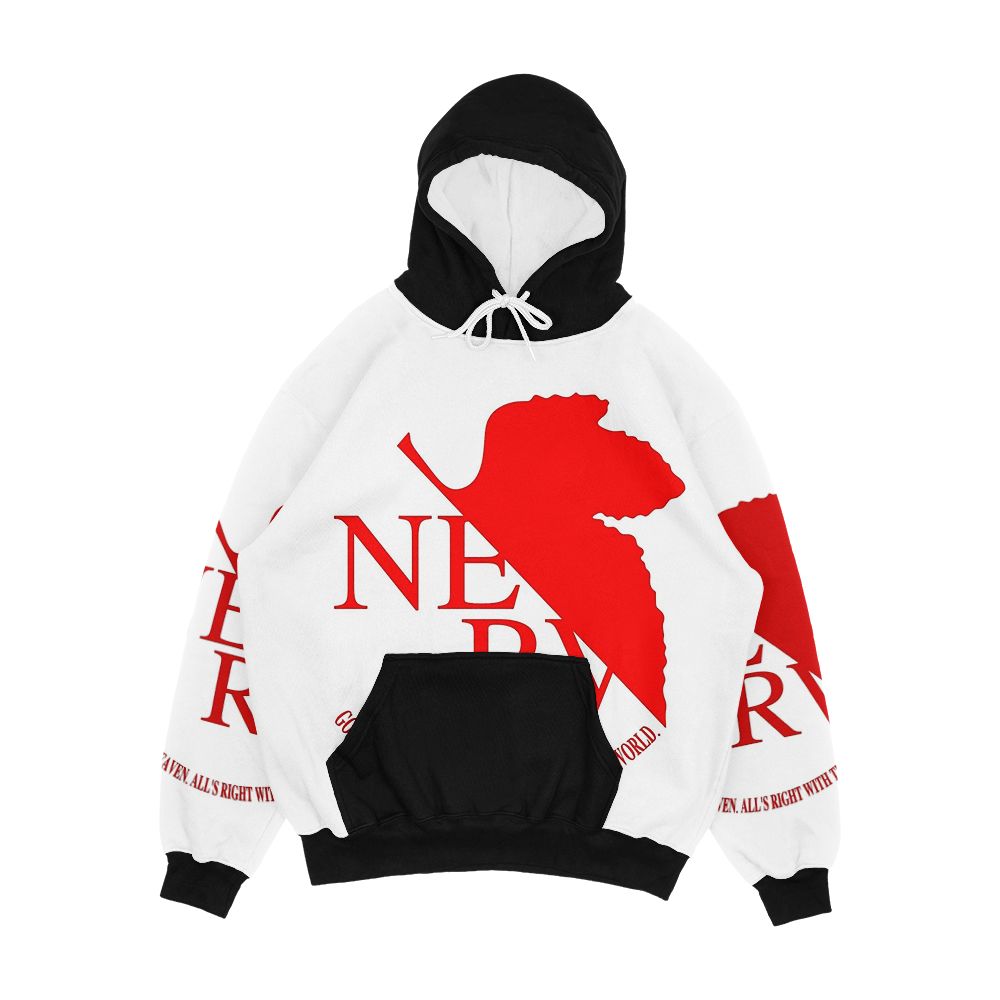 Nerv Logo Neon Genesis Evangelion Men's All-Over-Print Hoodie