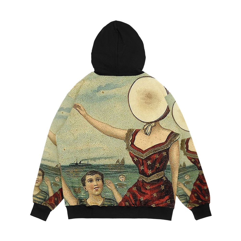 Neutral Milk Hotel In The Aeroplane Over The Sea Album Men's All-Over-Print Hoodie - Image 2