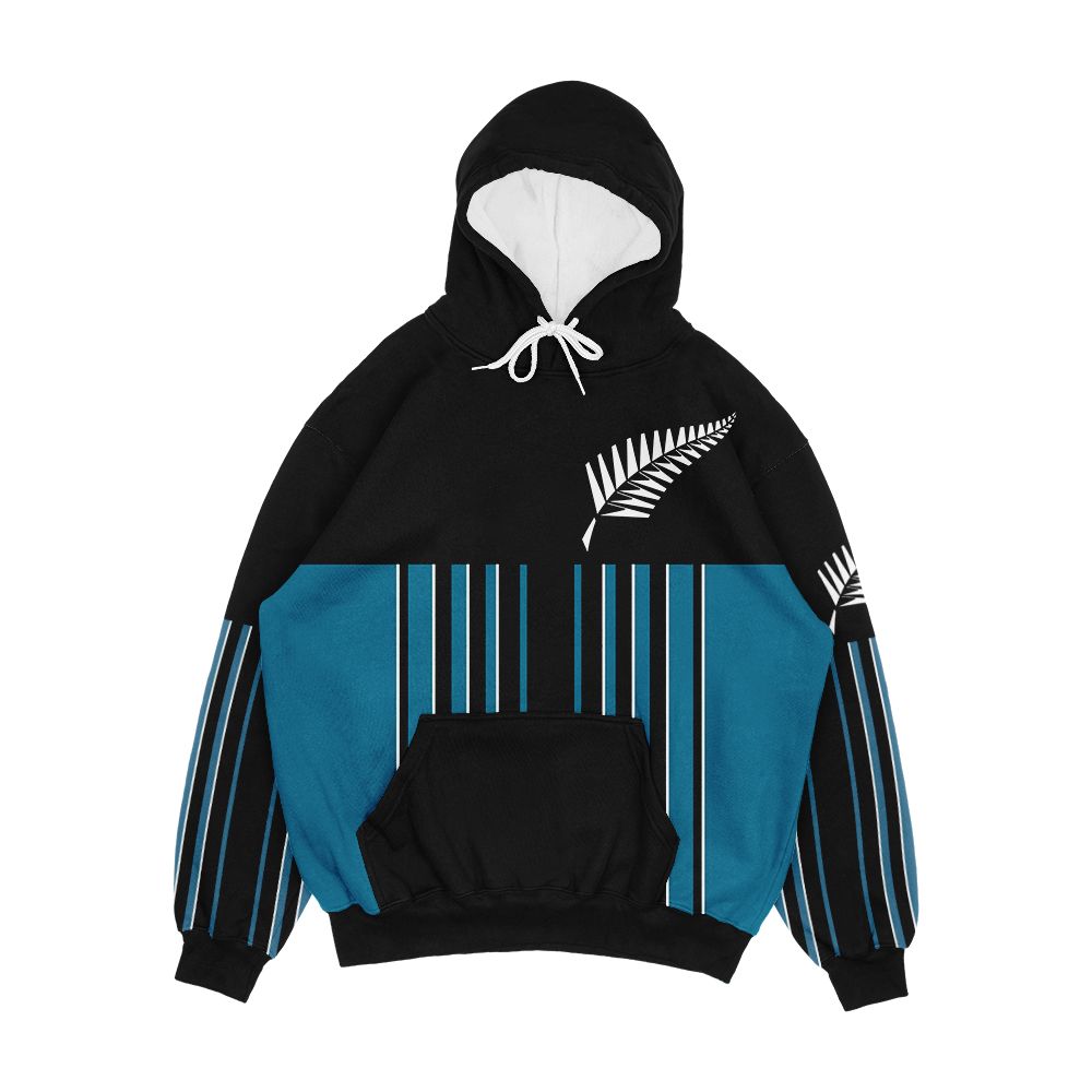 New Zealand World Series Cricket Late 90S Style Retro Replica Kit Men's All-Over-Print Hoodie