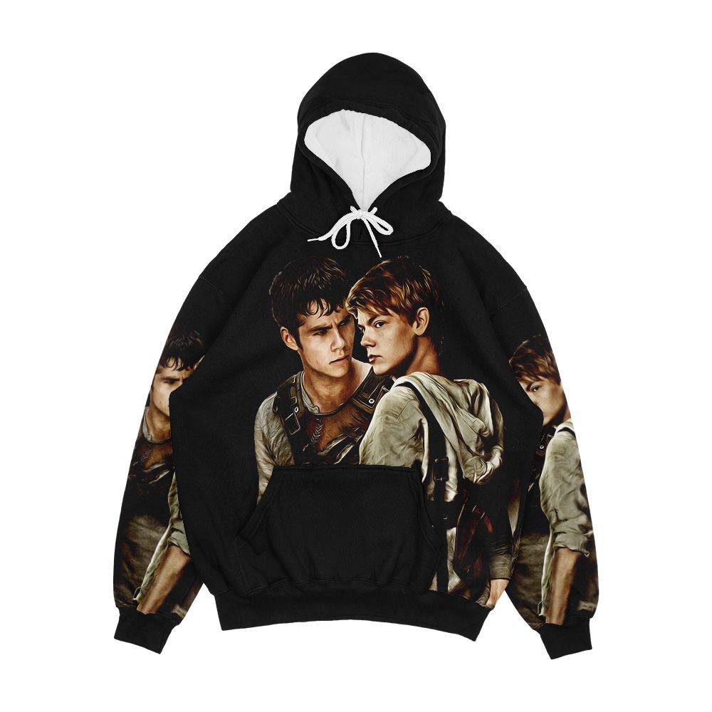 Newt X Thomas Maze Runner Aquarell Design Men's All-Over-Print Hoodie