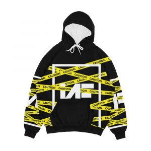 Nf Caution Men's All-Over-Print Hoodie