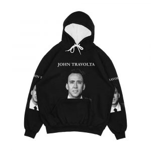 Nicolas Cage John Travolta Face Off Men s Women s Men's All-Over-Print Hoodie
