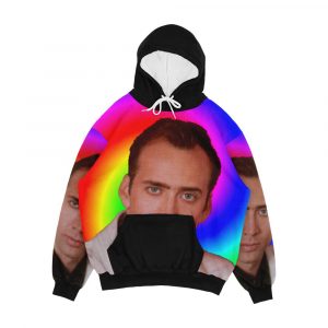 Nicolas Cage s Mind Men's All-Over-Print Hoodie