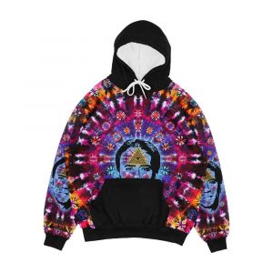 Nicolas Cage Third Eye Tie Dye Shambhala Ii Men's All-Over-Print Hoodie