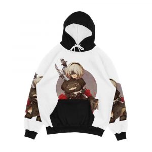 Nier Automata 2B Men's All-Over-Print Hoodie
