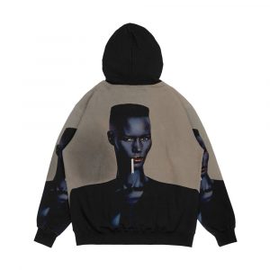 Alternative view of Night Clubbing Grace Jones Men's All-Over-Print Hoodie