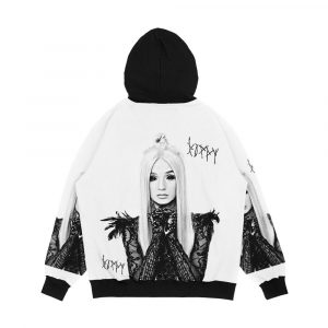 Alternative view of Night Of Poppy Men's All-Over-Print Hoodie