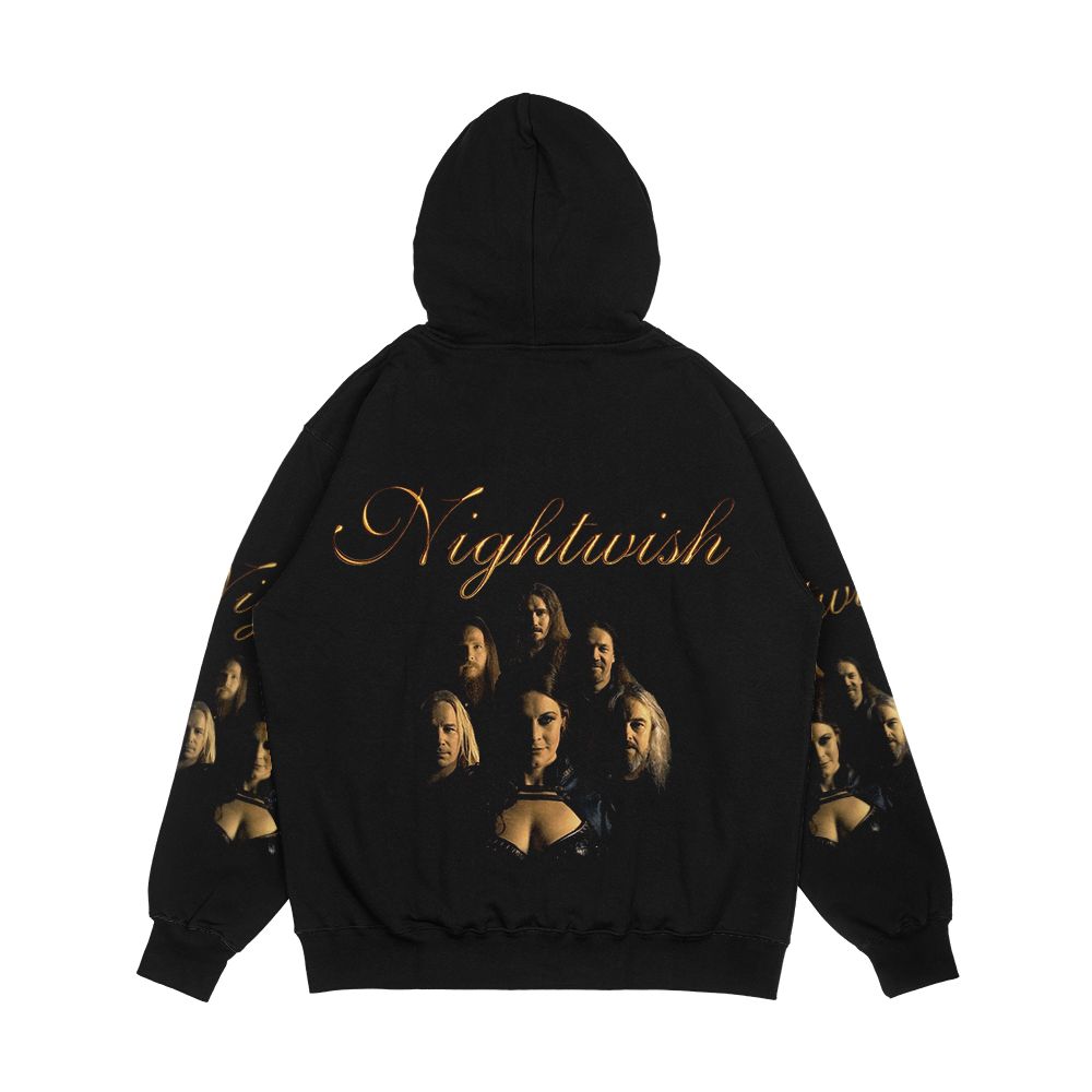 Nightwish Nightwish Nightwish Nightwish Nightwish Nightwish Nightwish Nightwish Men's All-Over-Print Hoodie - Image 2
