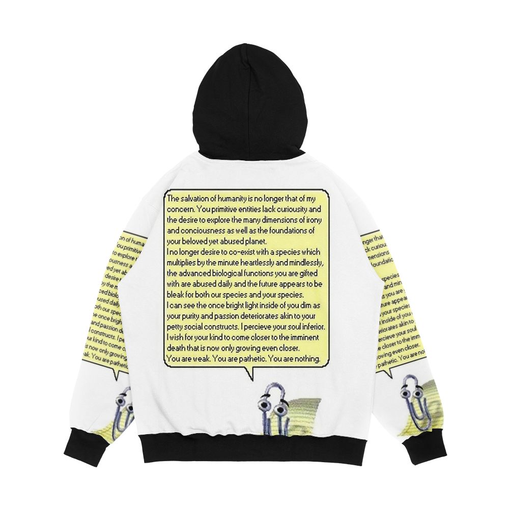 Nihilistic Clippy Men's All-Over-Print Hoodie - Image 2