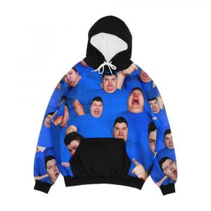 Nikocado Blue Men's All-Over-Print Hoodie
