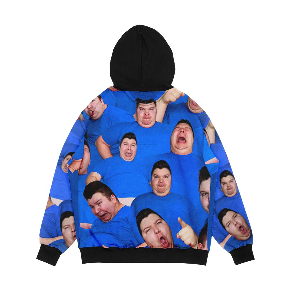 Nikocado Blue Men's All-Over-Print Hoodie - Image 2