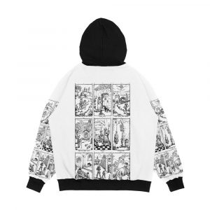 Alternative view of Nine Gates Of The Kingdom Of Shadows Men's All-Over-Print Hoodie