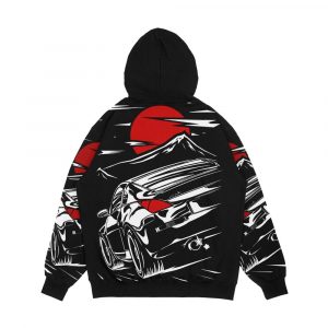 Alternative view of Nissan 350Z Haruna Men's All-Over-Print Hoodie