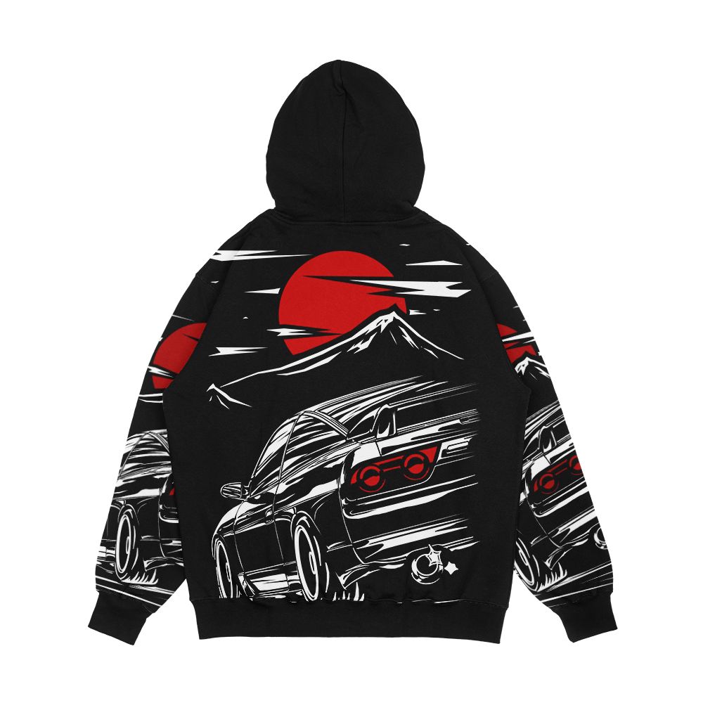Nissan Silvia S13 Haruna Men's All-Over-Print Hoodie - Image 2