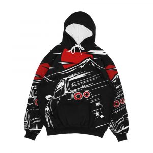 Nissan Skyline Gtr 34 Haruna Men's All-Over-Print Hoodie