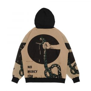 Alternative view of No Mercy For Fascism Vintage Wwii Poster Design Men's All-Over-Print Hoodie