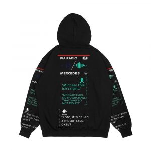 Alternative view of No Michael No That Was So Not Right Men's All-Over-Print Hoodie