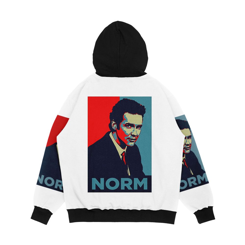 Norm Macdonald Political Poster Men's All-Over-Print Hoodie - Image 2