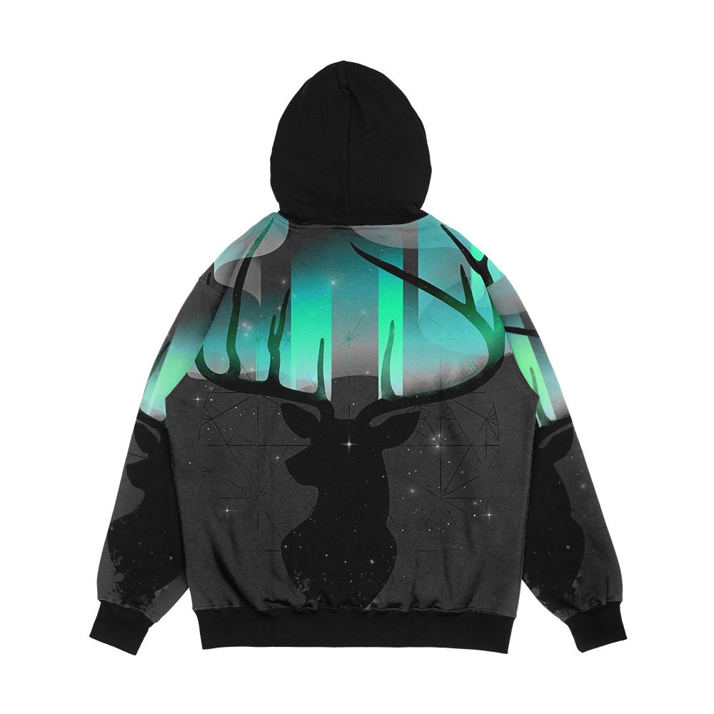 Northern Lights Men's All-Over-Print Hoodie - Image 2