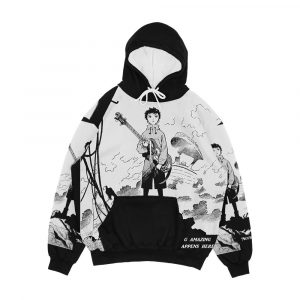 Nothing Amazing Happens Here Men's All-Over-Print Hoodie