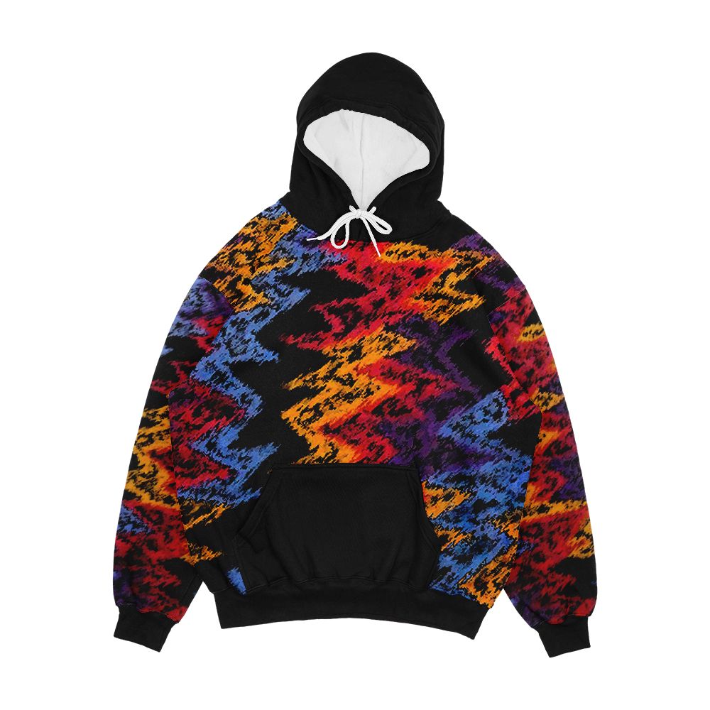 Nothing But Net Retro Pattern Men's All-Over-Print Hoodie