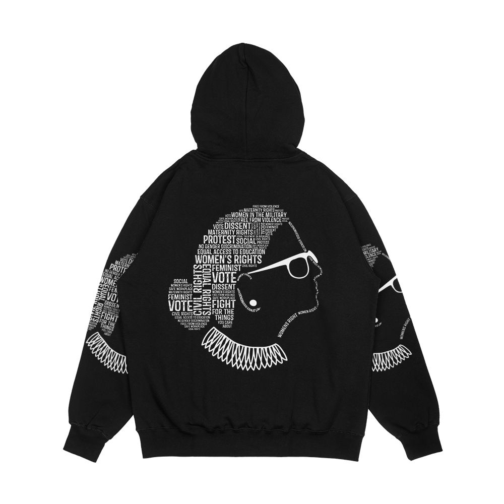 Notorious Rbg Ruth Bader Ginsburg Quote Feminist Men's All-Over-Print Hoodie - Image 2