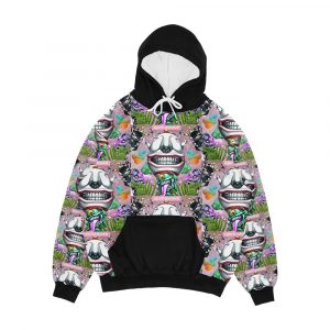 O J A M A W A V E Men's All-Over-Print Hoodie