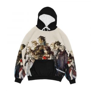 Octopath Traveler%C2%Ae Travelers Men's All-Over-Print Hoodie